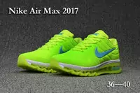 nike femmes air max 2017 kpu fluorescent vert